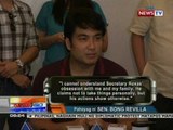 NTG: DILG Sec. Roxas, nauna nang iginiit na hindi niya pine-personal ang pamilya Revilla