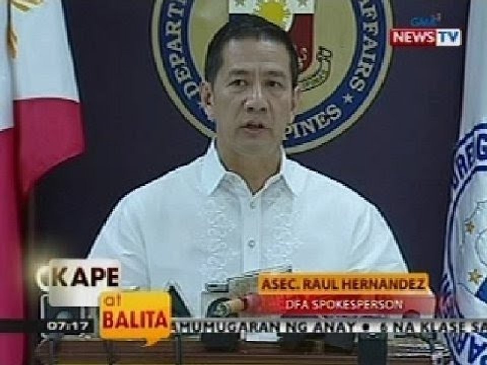 KB: DFA, naghain na ng diplomatic protest laban sa China