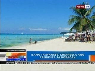 NTG: Ilang Taiwanese, kinansela ang pagbisita sa Boracay
