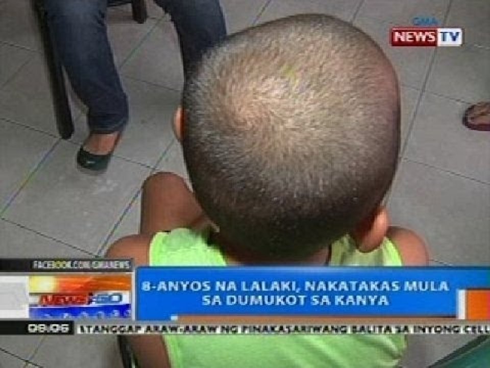 NTG: 8-anyos na lalaki, nakatakas mula sa dumukot sa kanya