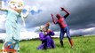 Spiderman BALLOON PRANK! w/ Frozen Elsa, Joker & Hulk Car Flying Balloons Amazing Superheroes 4K :)
