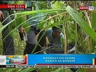 BP: Bangkay ng babae, nakita sa bangin sa Cebu