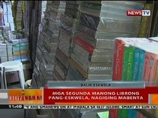 BT: Mga segunda manong librong pang-eskwela, nagiging mabenta