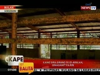 下载视频: KB: Ilang sira-sirang silid-aralan sa Bulan, Sorsogon, ginagamit pa rin