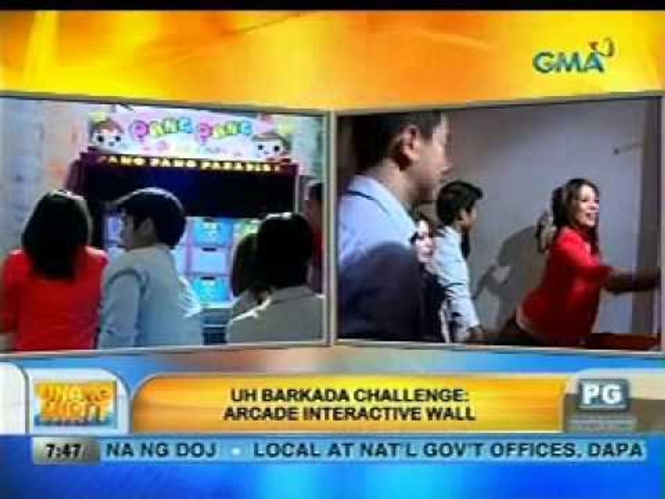 Unang Hirit: UH Barkada Challlenge: Arcade Interactive Wall