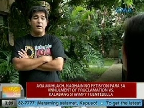 UB: Aga Muhlach, naghain ng petisyon para sa annulment of proclamation vs Wimpy Fuentebella