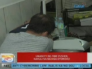 UB: Umano'y big time pusher, nahuli na ng mga otoridad sa QC