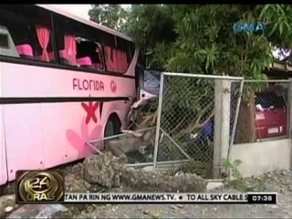 24 Oras: Sundalo, patay sa salpukan ng military truck at bus sa General Santos City