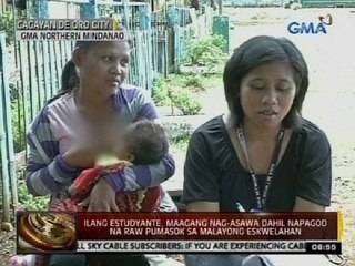 Ilang estudyante, maagang nag-asawa dahil napagod na raw pumasok sa malayong eskwelahan