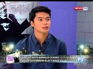 Tonight with Arnold Clavio: Mainit na Q&A with CamSur Governor-elect Migz Villafuerte