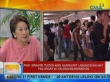 UB: Winnie Monsod: Tuition hike, nararapat lamang kung may pag-angat sa kalidad ng edukasyon