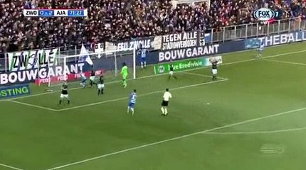 Nicolai Brock-Madsen Goal HD - Zwolle 1-2 Ajax 15.01.2017 [HD ]