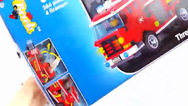 Lego Enlighten Brick Fire Rescue 904 three bridge fire engines. Lego Speed Build.