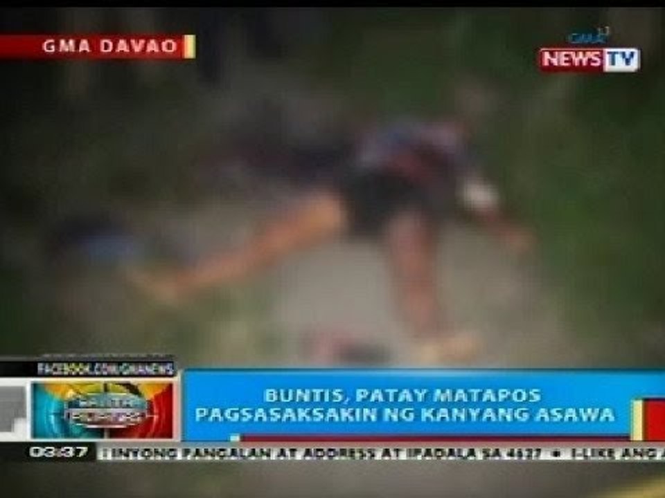 BP: Buntis sa Davao, patay nang pagsasaksakin ng asawa