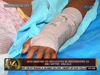 24 Oras: Mga Marines na nasugatan sa engkwentro sa abu sayyaf, pinarangalan