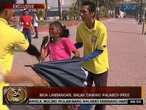24 Oras: Exclusive: mga lansangan, balak gawing palaboy-free