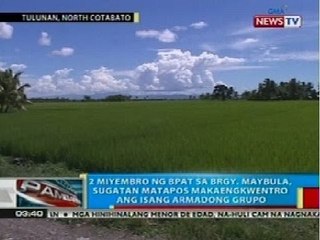 BP: 2 miyembro ng BPAT sa N. Cotabato, sugatan nang makaengkwentro ang isang armadong grupo