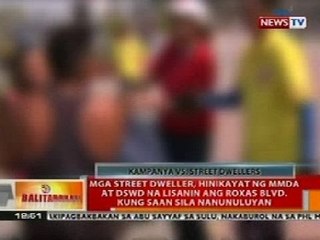 Tải video: BT: Mga street dweller, hinikayat ng MMDA at DSWD na lisanin ang Roxas Blvd.