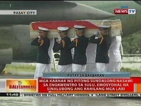 BT: Mga kaanak ng 7 sundalong nasawi sa engkwentro sa Sulu, emosyonal na sinalubong