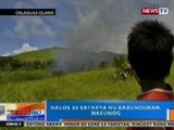 NTG: Halos 30 ektarya ng kabundukan sa Calaguas, Island, nasunog