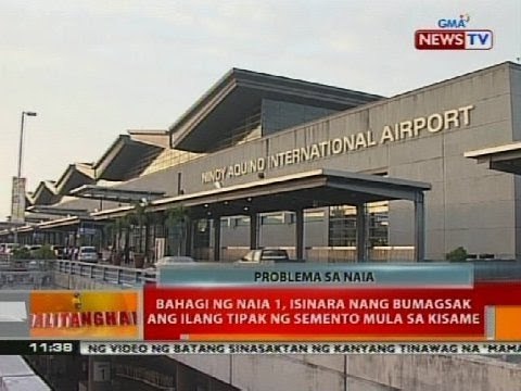 BT: Bahagi ng NAIA 1, isinara nang bumagsak ang ilang tipak ng semento mula sa kisame
