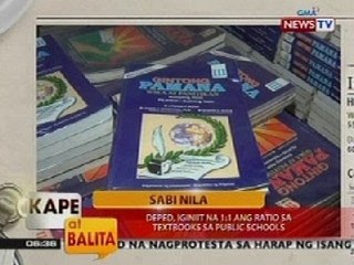 KB: DepEd, iginiit na 1:1 ang ratio sa textbooks sa public schools