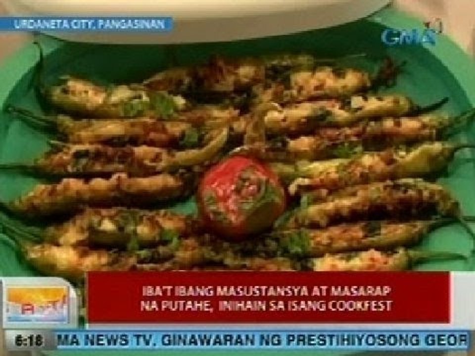 UB: Iba't ibang masustansya at masarap na putahe, inihain sa isang cookfest sa Pangasinan