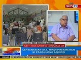 NTG: News to Go In Depth: Albay Rep. Edcel Lagman, main author ng Centenarian Act