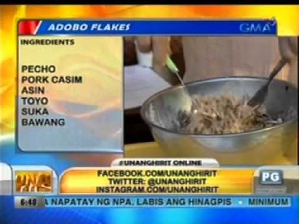 Unang Hirit: Adobo Flakes