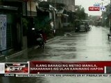 QRT: Ilang bahagi ng Metro Manila, nakaranas ng ulan kaninang hapon