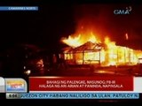 UB: Bahagi ng palengke, nasunog; P8-M halaga ng ari-arian at paninda, napinsala