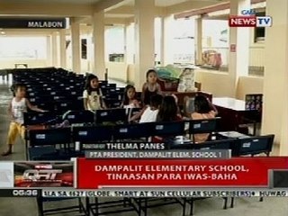 QRT: Dampalit Elementary School sa Malabon, tinaasan para iwas-baha