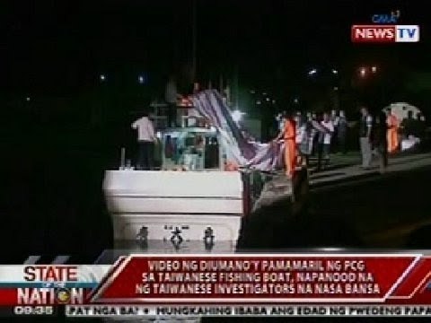 SONA: Video ng pamamaril ng PCG sa Taiwanese fishing boat, napanood na ng Taiwanese investigators