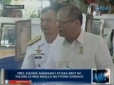 Saksi: PNoy, personal na nakiramay sa mga naulila ng 7 Marines na nasawi sa Sulu