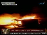 24Oras: 5 patay sa sunog sa isang apartment building sa Las Piñas