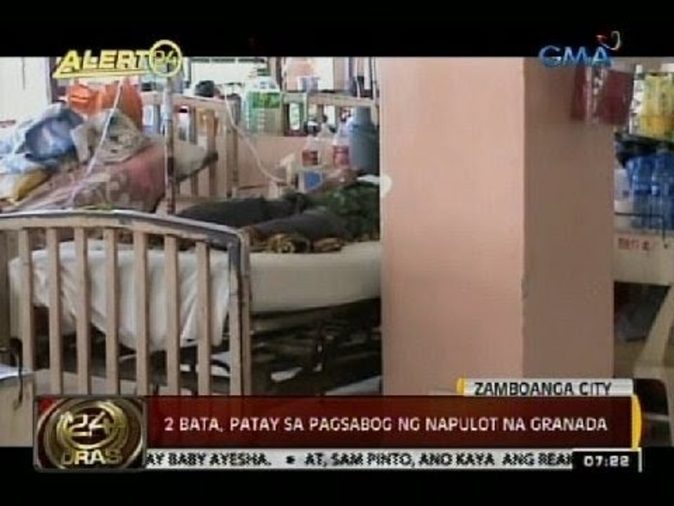 24 Oras: Dalawang bata, patay sa pagsabog ng napulot na granada sa Basilan