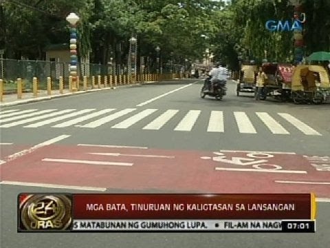 24 Oras: Mga bata, tinuruan ng kaligtasan sa lansangan