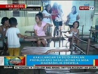 BP: Kakulangan sa silid-aralan, problemang sasalubong sa mga magbabalik-eskwela sa CamSur