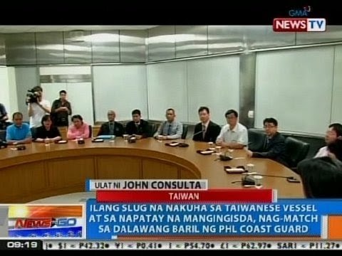 NTG: Slug's na nakuha sa Taiwanese vessel at sa napatay na mangingisda, nag-match sa 2 baril ng PCG