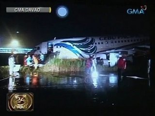 24 Oras: Eroplano ng Cebu Pacific, lumagpas sa runway