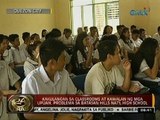 Kakulangan sa classrooms at kawalan ng mga upuan, problema sa Batasan Hills Nat'l High School