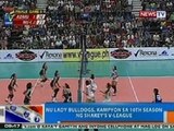 NTG: NU Lady Bulldogs, kampyon sa 10th Season ng Shakey's V-League