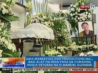 NTG: GMPI, nag-alay ng misa para yumaong media veteran na si Manuel Quiogue