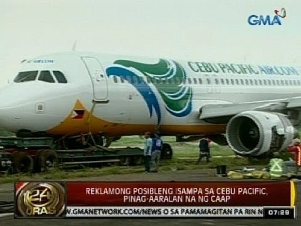 Mga piloto ng eroplanong humambalang sa Davao Int'l Airport, hindi pa rin  nagpapaliwanag sa CAAP