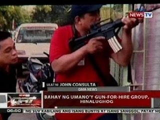 QRT: Bahay ng gun-for-hire group sa Payatas, QC, hinalughog