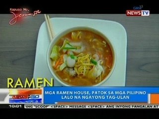 NTG: Mga ramen house, patok sa mga Pilipino lalo na ngayong tag-ulan