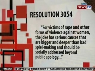 SONA: Gabriela, naghain ng resolusyon kaugnay ng mga biro ni Vice Ganda tungkol sa gang rape