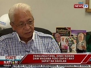SONA: Pangungutang, hindi naman daw masama pero dapat may sapat na dahilan