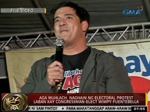 24Oras: Aga Muhlach, naghain ng electoral protest vs Congressman-Elect Wimpy Fuentebella