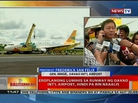 BT: Panayam kay Frederick San Felix ng Davao Int'l Airport tungkol sa lumihis na eroplano